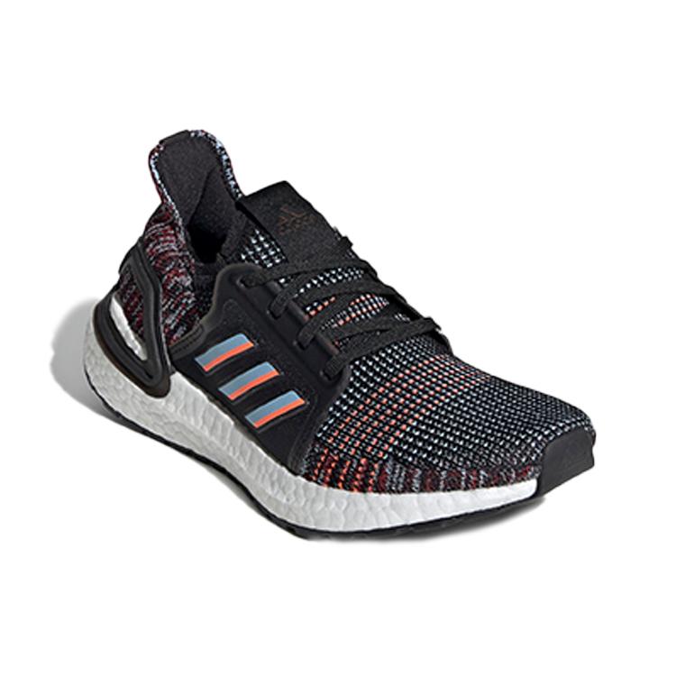 New adidas Ultraboost 19 Core Black Hi Res Coral GS EF0930