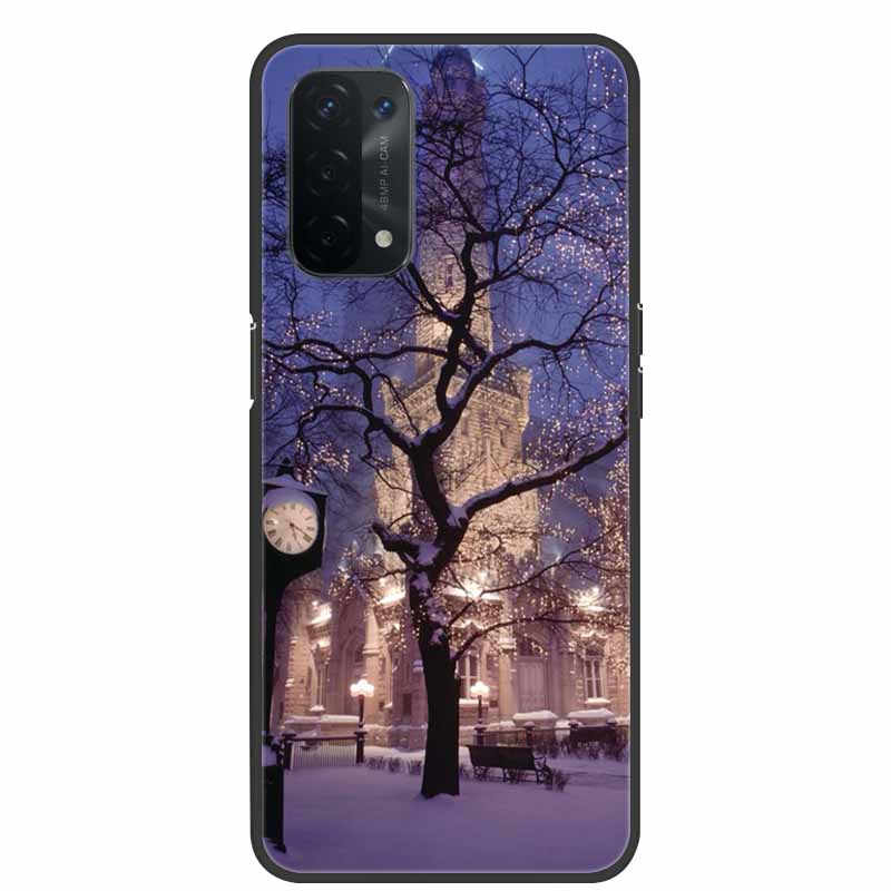 For Oppo A54 5G Case Marble Soft Silicone Back Case for Oppo A55 5G Phone Cover OppoA54 A54 A55 4G 5G 2021 Coque Funda Bag