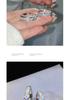 Sterling Silver Aurora Luminous Couple Rings for Men and Women Pair Enamel