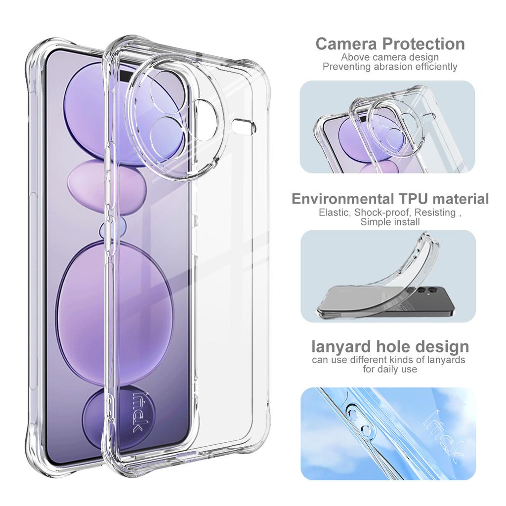 For Xiaomi MI Civi 5 Pro 5G Phone Case IMAK Shock-resistant Soft Case