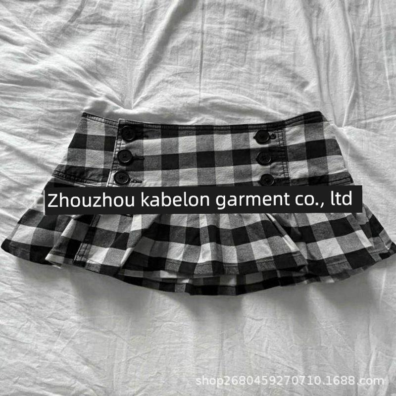 2025 Summer New Style Pink Pure Desire Style Polka Dot Cake Tutu Skirt Versatile for Women