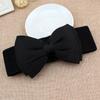 Women Bowknot Cummerbunds Stretch Bukle Waistband Belt Girl Dress Accessories