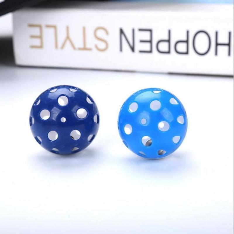 5pcs/set 4cm Hollow Bell Ball Teasing Cat Toy Pet Toy Plastic Ball Christmas Ornament Cat Toys Interactive Pet Products