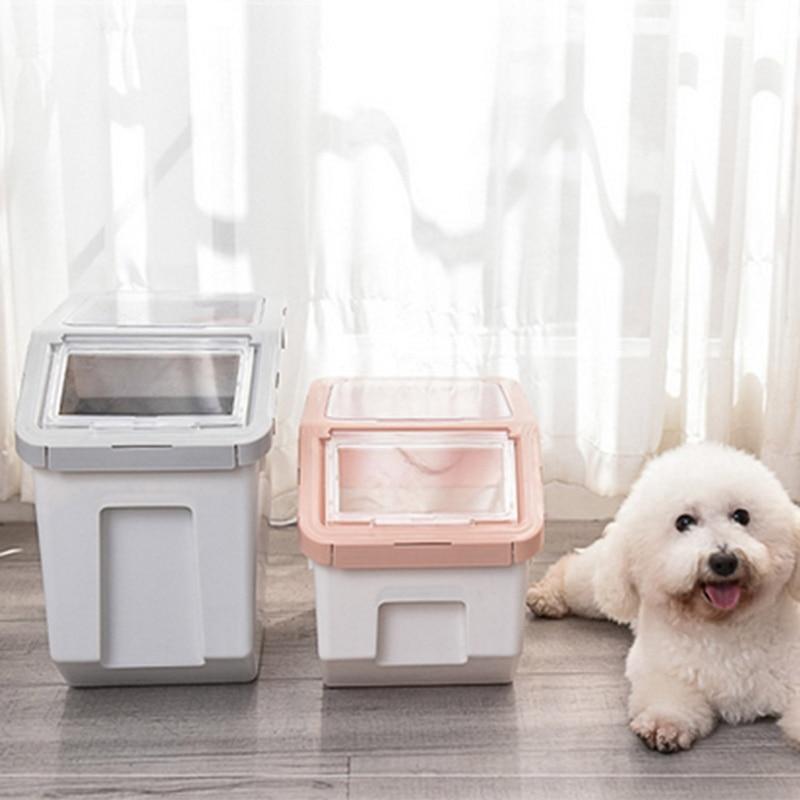 dog feeder and storage