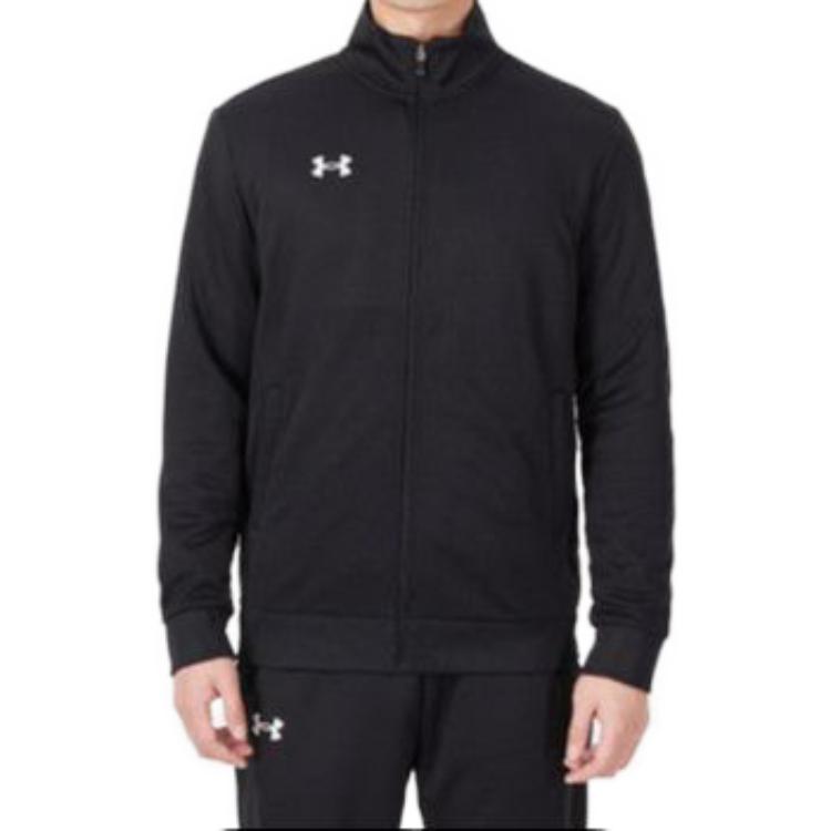 Under Armour Training Sport Strick Stehkragen Logo Jacke Herren Oberbekleidung Schwarz 21500437-001
