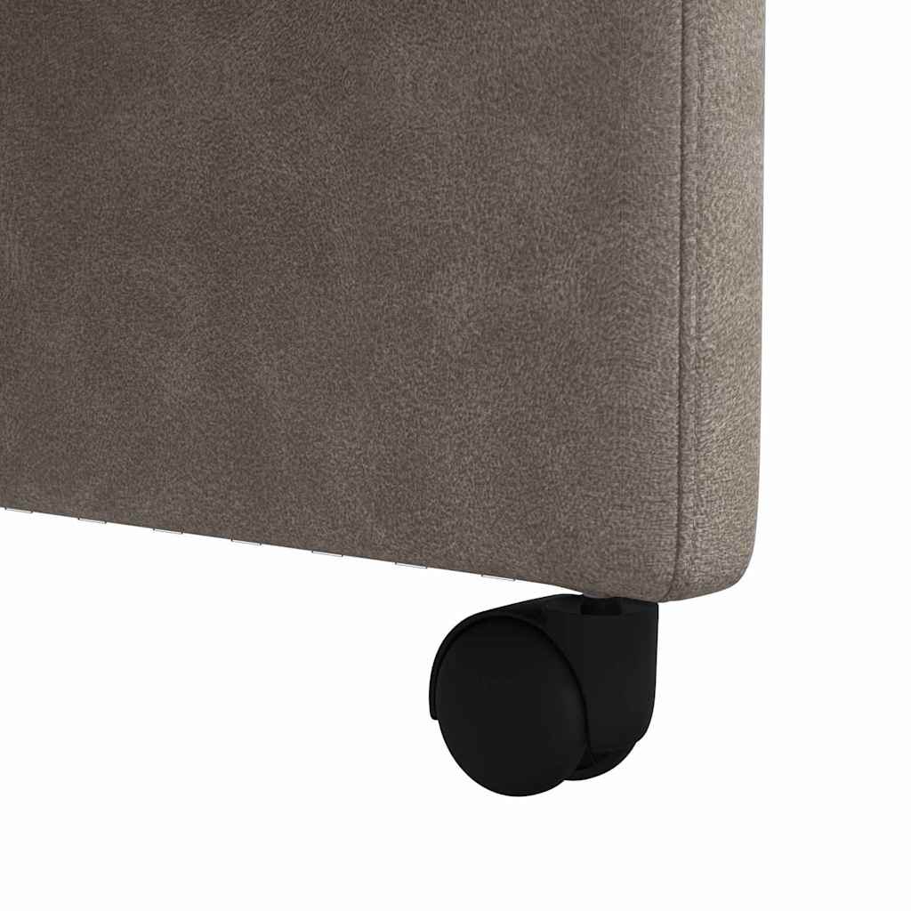 Dining Chairs with Casters 2 pcs Gray 58 x 67 x 97 cm