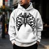 Men's Hooded Halloween Print Hoodie