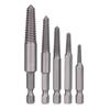 5PCS Hex Shank Broken Screw Extractor Stripped Screw Extractor Kit  For Automotive Repair