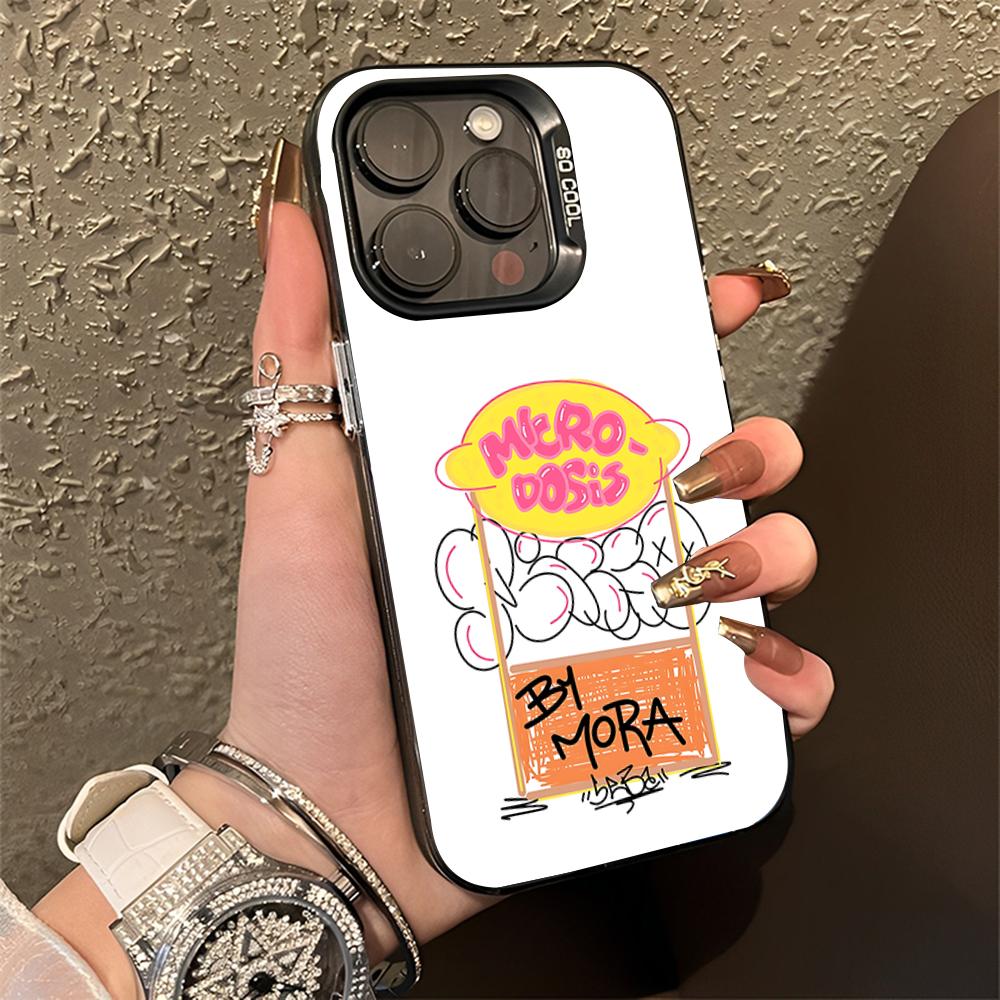 

Singer Mora Album MICRODOSIS Phone Case For iPhone 16,15,14,13,12,11,Pro,Max,Plus,Mini,XS,SE Anti Fall Black Matte Hard Bumper iPhone14