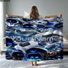 1PC ASTRO BOT Custom Name Patterned Flannel Blanket Suitable For All Seasons for Home Decor Warmth and Comfort Gifts Holiday Present