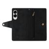 For Samsung Galaxy S25 Edge Case Zipper Wallet Leather Stand Phone Cover Rivet Decor