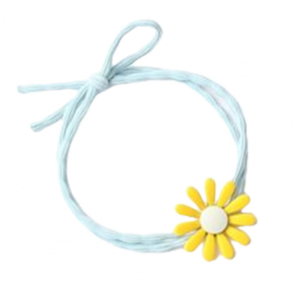 

Резинка для волос Эластичная, простая, стильная, износостойкая, высокопрочная, эластичная, аксессуары для волос Головной убор Освежающий цветочный декор для волос для девочек синий