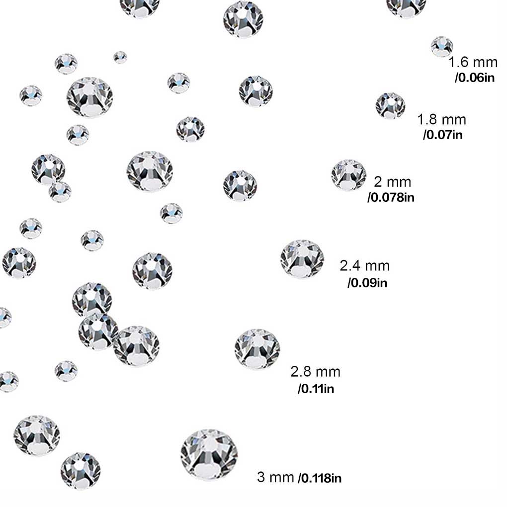 Crystal Bottoming Rhinestone Manicure Resin Glass Rhinestone DIY Nail Art