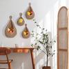 Hanging Fruit Basket for Kitchen Bohemian Wall Hanging Fruit Basket with Hook for Fruits Vegetable Potato Onion Storage