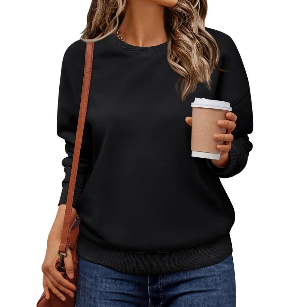 Women's Solid-color Fashionable Long-sleeved Top Hoodie
