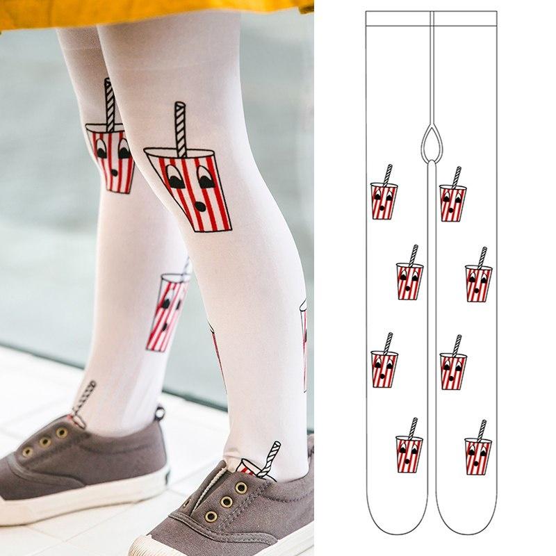 

Модные детские колготки бархатные для танцев колготки для малышей для балета M White Drinking