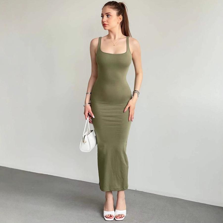 2025 Summer Sleeveless Slim-Fit Casual Dress