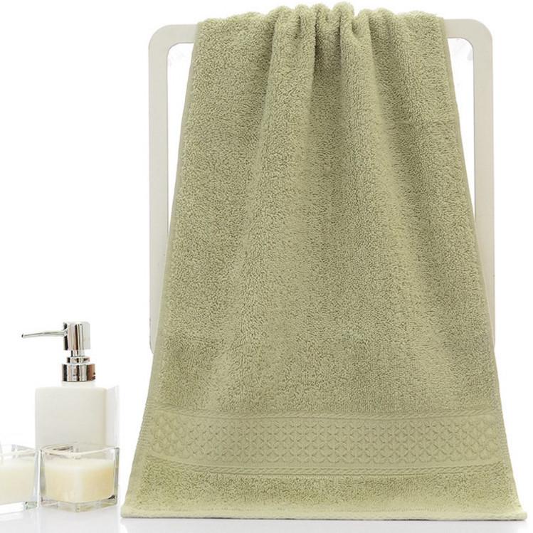Embroidered Cotton Towel Set - Hand, Bath, & Face Towels (34x74cm)