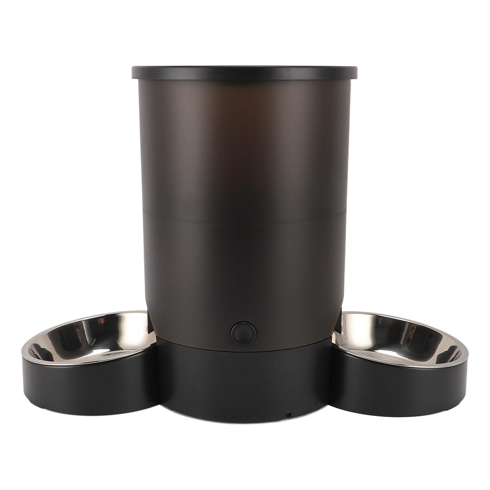 

Automatic Cat Feeder 3L Large Capacity sy To Cln Smart Timed Dog Feeders with Stainless Steel Bowl For Pets Dogs Cats