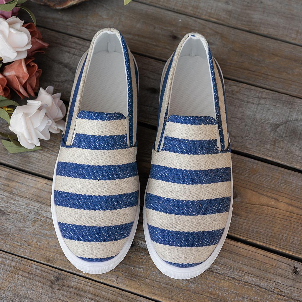 Moda 2025 Płócienne Sneakersy Damskie Pojedyncze Płaskie Sneakersy Spód Lazy Fisherman Style Koreańskie Białe Casualowe Płócienne Damskie Wygodne Buty