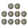 10Pieces 608ZZ Ball Bearings 608ZZ Metal Double Shielded Miniature Deep Groove Skateboard Ball Bearing 8mm x 22mm x 7mm
