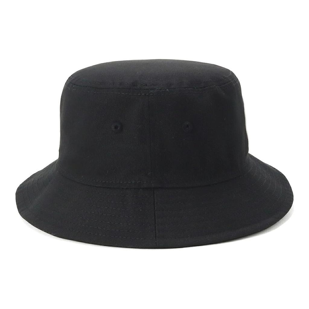 NEW ERA GF BUCKET 01 Circle Patch Golf Hat Black Cotton Unisex M/L All Season Outdoor
