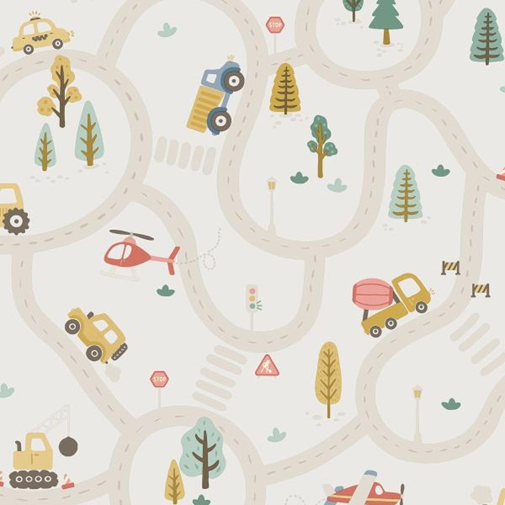 Holden DÃ©cor Roundabout Road Textured Wallpaper