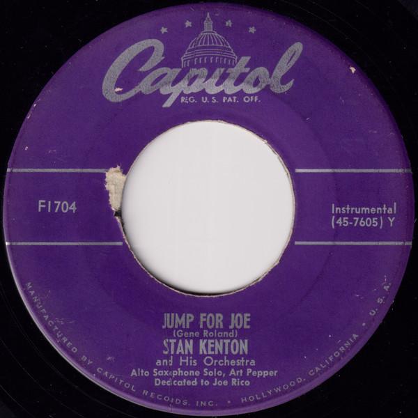 

7inch Record STAN KENTON & HIS ORCHESTRA - Jump For Joe / Laura F1704 CAPITOL 1951 US Jazz Used