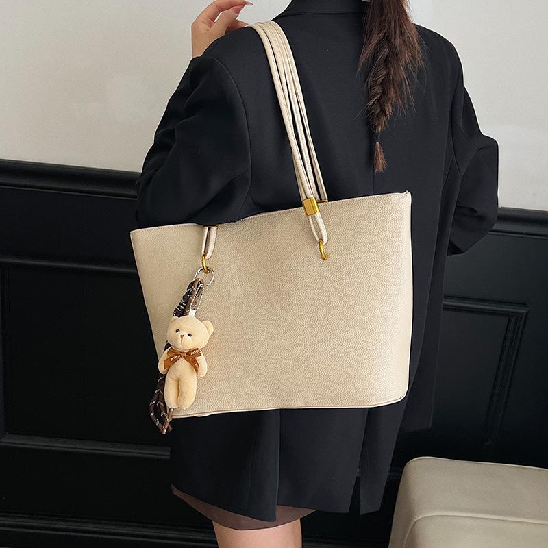 Women's 2025 Fashion Cross-Border Retro Shoulder Tote Bag - Large Capacity, Hot Style Commuter Bag