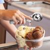 2Pcs Professional Ice Cream Spoon Ball Maker Watermelon Fruit Tool Fruit Mashing Spoon Diggers With Plastic Handle