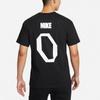 Nike Alphabet Logo Print Short-Sleeve Basketball Jersey Men Tops Black FJ2307-010