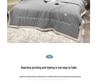Soft Solid Color Cotton Summer Blanket - Cooling, Skin-Friendly, Lightweight Quilt