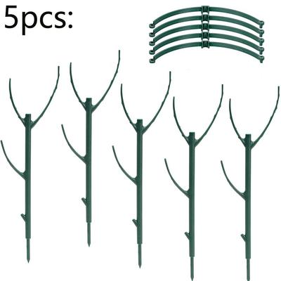 3/5 ST Stapelbar Växtstöd Ram Avtagbar Gren Galler Växtbur Väderbeständig Växtstöd Fästen