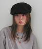 NICEGHOSTCLUB Flower Lace Skull Hunting Cap_Black(Ng2Gsuab23A)