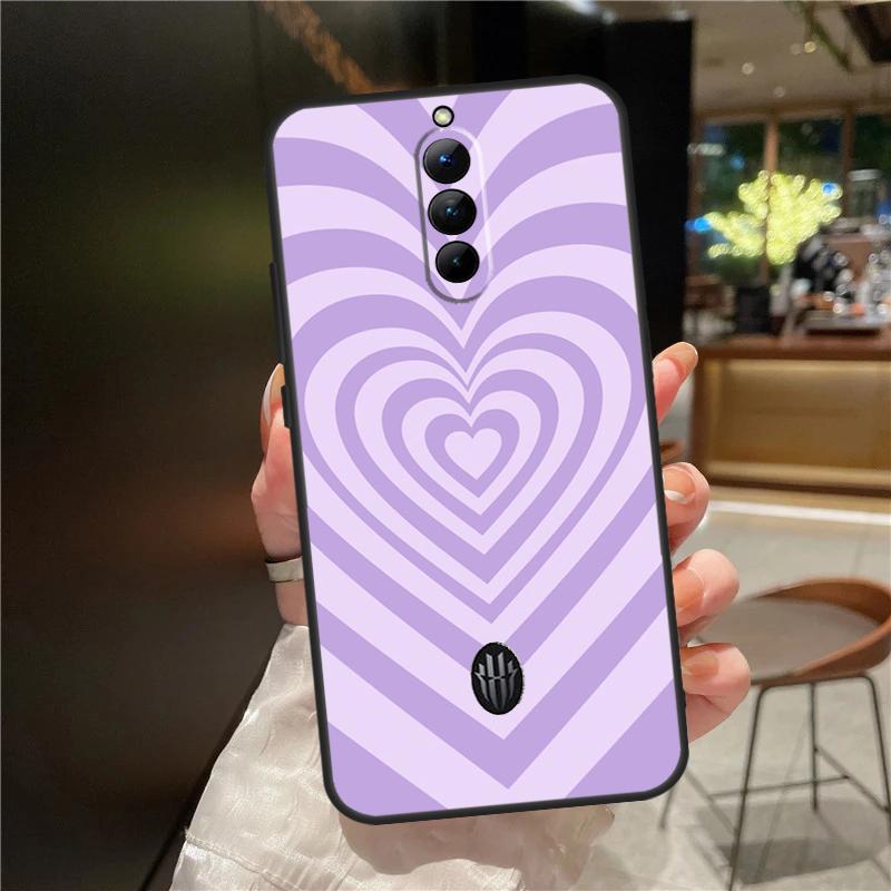 Colorful Heart Circle Love Case For ZTE Nubia Red Magic 10S 9S 8S 10 9 8 11 Pro Plus 6 7 6S 7S For RedMagic 10 Air Cover