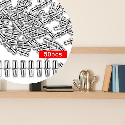 50 Stück Regalstifte, Halterungsstifte Halterbolzen Langlebige Stifte Unterstützung
