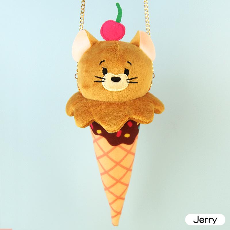 

Sold Out: Genuine Tom and Jerry Ice Cream Cone Plush Crossbody Bag 23cm
