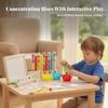 Counting Matching Toy Arithmetic Cards Bead Sorting Clear Tubes Activity Set for