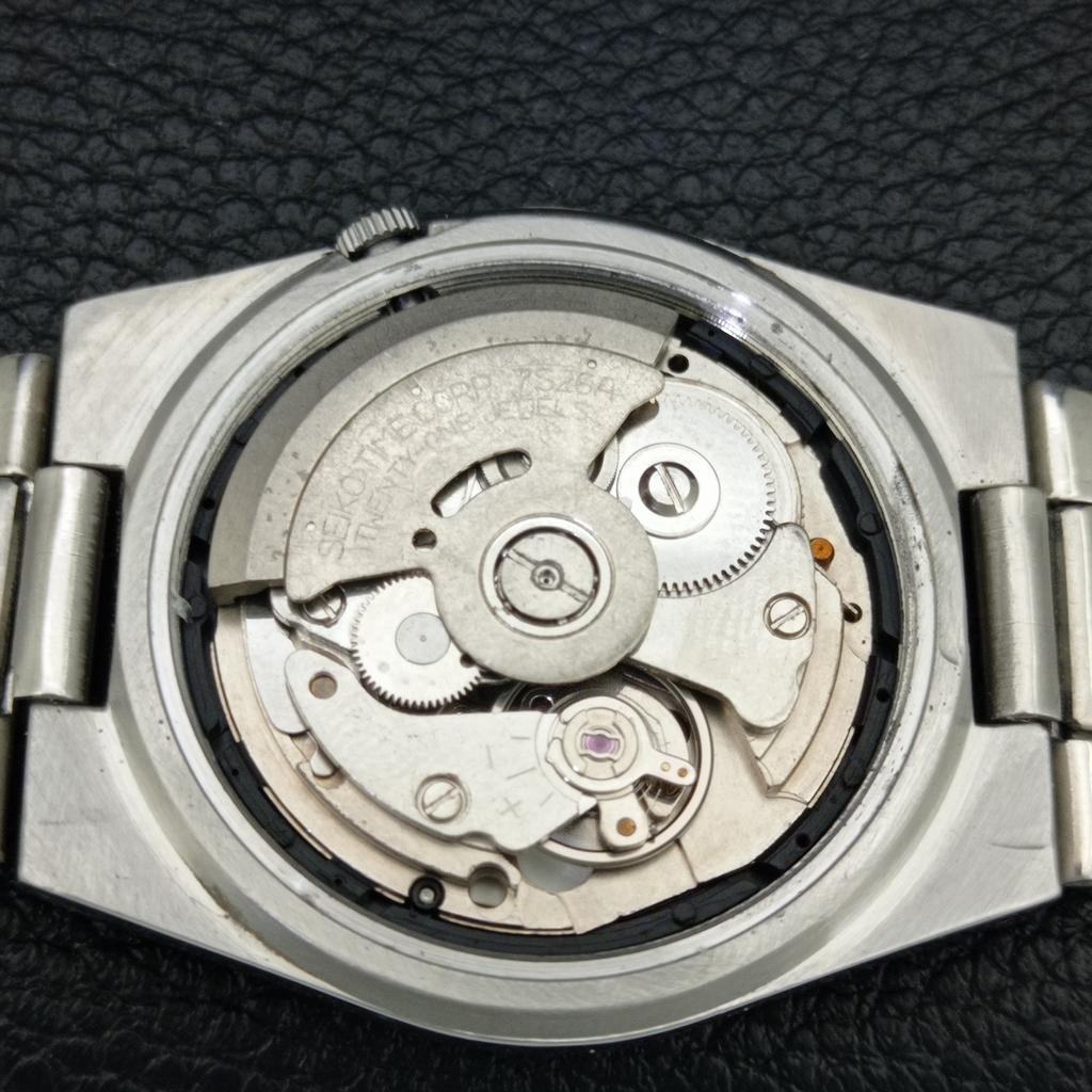 GENUINE VINTAGE SEIKO EXPO 70 AUTOMATIC JAPAN MENS SILVER DIAL WATCH a708788-1