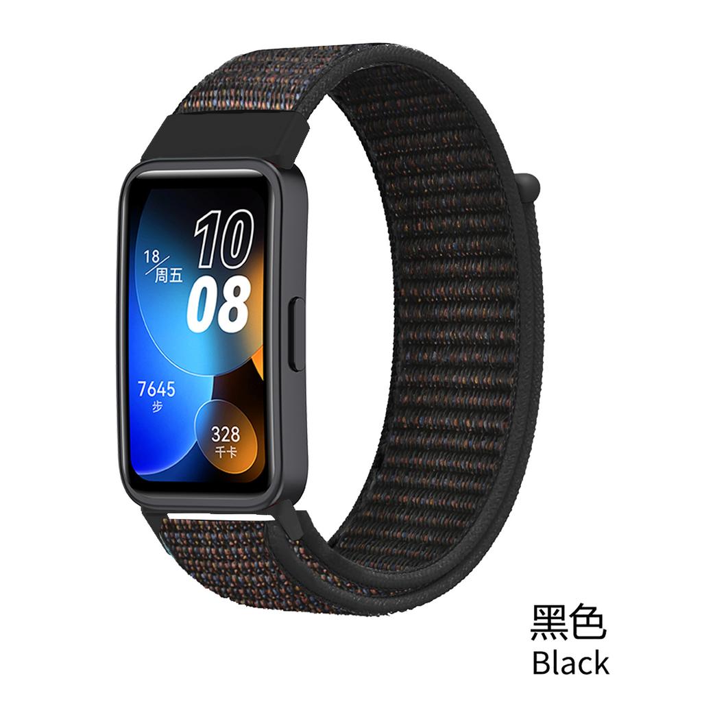 Nylon solo loop strap for Huawei Band 10 9 8 7 bracelet wristband replacement belt accessories Huawei band 10 breathable Correa