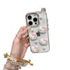 Cartoon Kt Glitter Mobile Phone Case For Iphone16Promax Transparent Apple 17 Girl Heart 15Pro Women'S Model