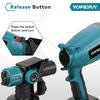 Yofidra 1000ML Electric Spray Paint Gun Home Cordless Sprayer Auto Furniture Steel Coating Airbrush For Makita 21V Battery Pin