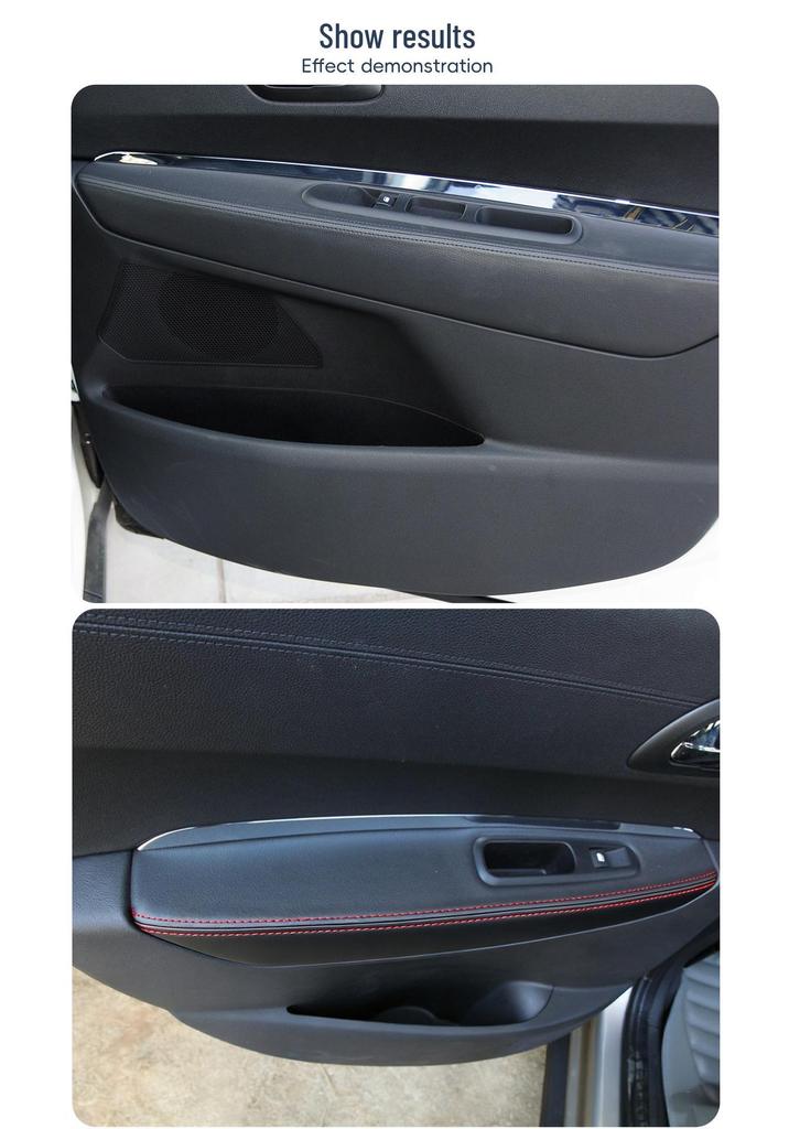 Peugeot 3008 Autotür-Armlehnen-Lederaufbereitung und Innenraummodifikation