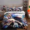 Vivid Anime Illustration. Bedding Duvet Cover Sets Duvet Covers Pillowcases Gifts (1 * Duvet Cover 2 * Pillowcases, Without Duvet Insert)