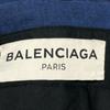 Balenciaga 15Stainless Steel 372044 Blue Wool Tucked Shorts Bottoms 46 NavyUsed