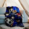 BlueLock Theme Printed Blanket - Perfect for Couch, Bed, Travel & Outdoor Use | Machine Washable, Cozy & Durable.