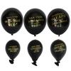 5PCS 10inch New Russian Holiday Happy Latex Balloons Happy Birthday Balloons