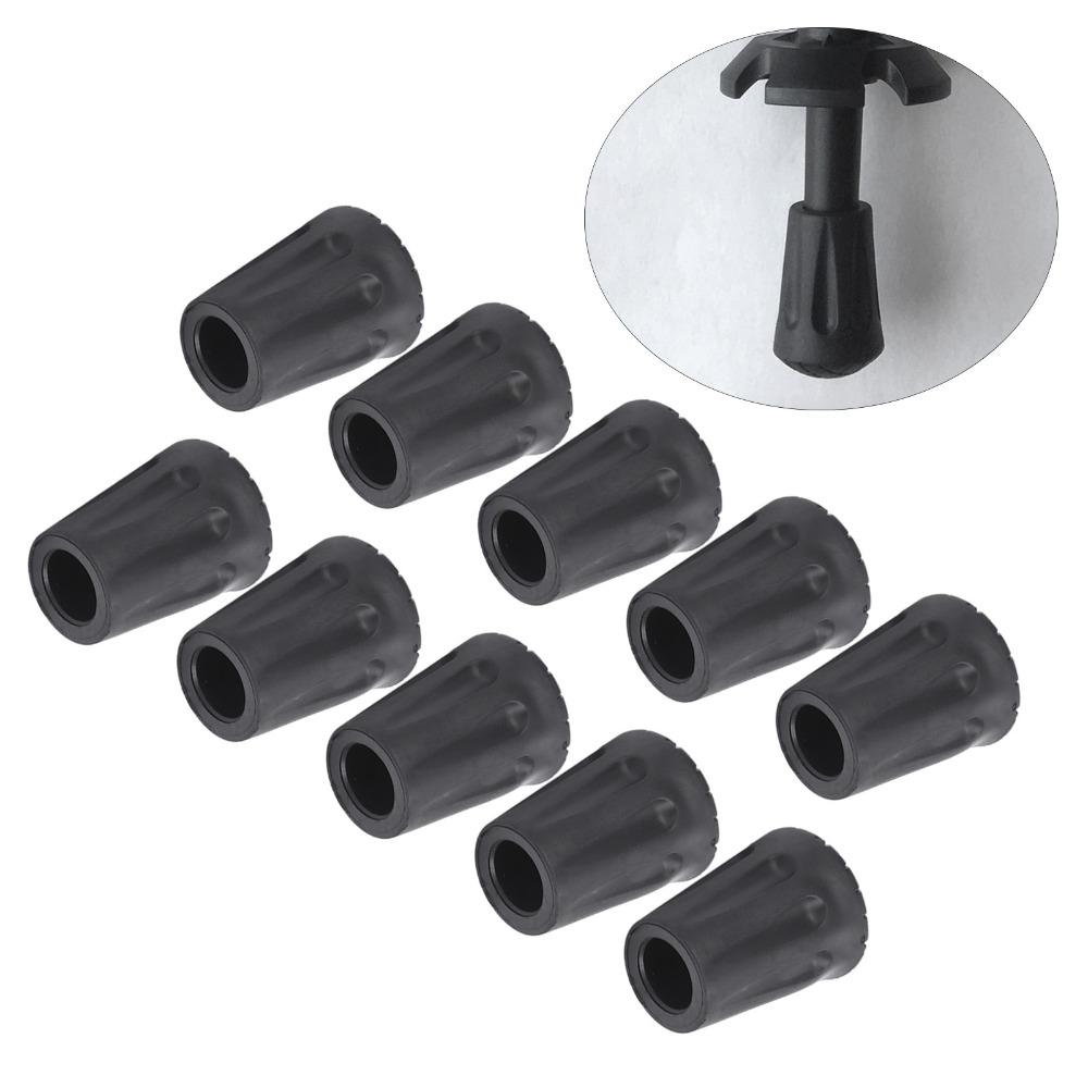 12Pcs Rubber Trekking Pole Tip Protectors Outdoor Trekking Pole Foot Cover Outdoor Trekking