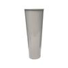 Modern Minimalist Iron Flower Vase 40cm Tall Gray Tabletop Decor Living Room Office Wedding Centerpiece