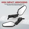 Esploratori Motorcycle Upgraded Esploratori motorcycle explorer rearview mirrors with a handlebar mounting frame and compatible with city and dirt